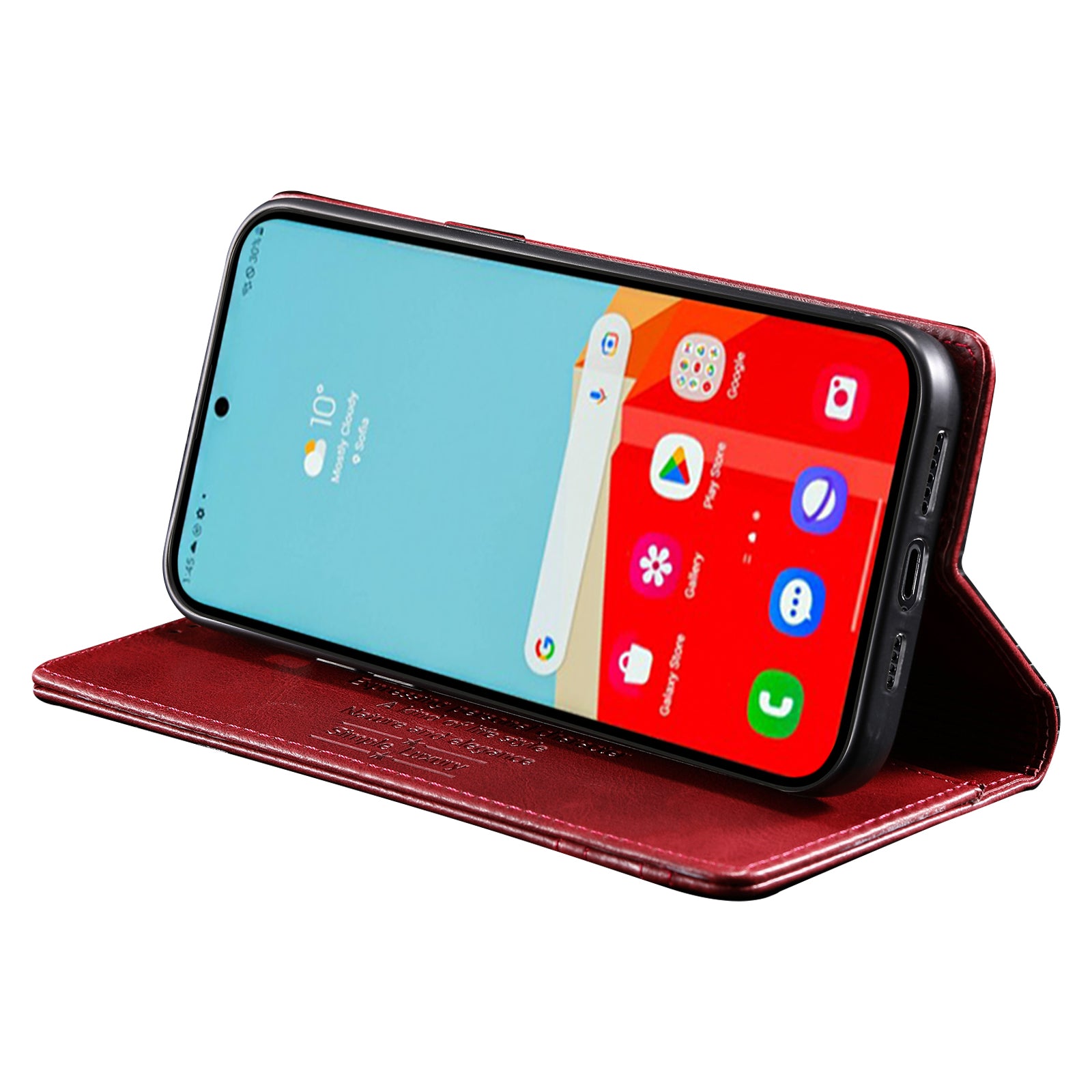 TTUDRCH Style 007 Leather Case for Samsung Galaxy S20 FE / S20 FE 5G / S20 FE 2022 / S20 Lite RFID Blocking Stand Wallet Cover - Wine Red TTUDRCH Style 007 Leather Case for Samsung Galaxy S20 FE / S20 FE 5G / S20 FE 2022 / S20 Lite RFID Blocking Stand Wallet Cover - Wine Red